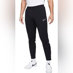 Nike Men's Black Sweatpants with White Swoosh
